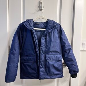 The North Face Kids 550 Parka/Puffer Jacket - Navy